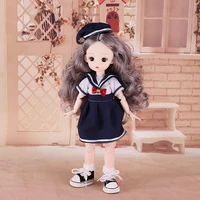 21 movable joints 3d real eyes dress up 16 cute doll 30cm bjd doll exquisite princess suit girl toy birthday gift doll new