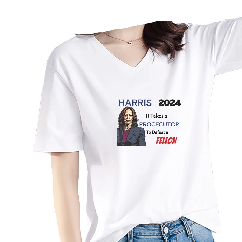 2024 популярная одежда для изготовления теплоотдачи Камала Харриса стикеры с