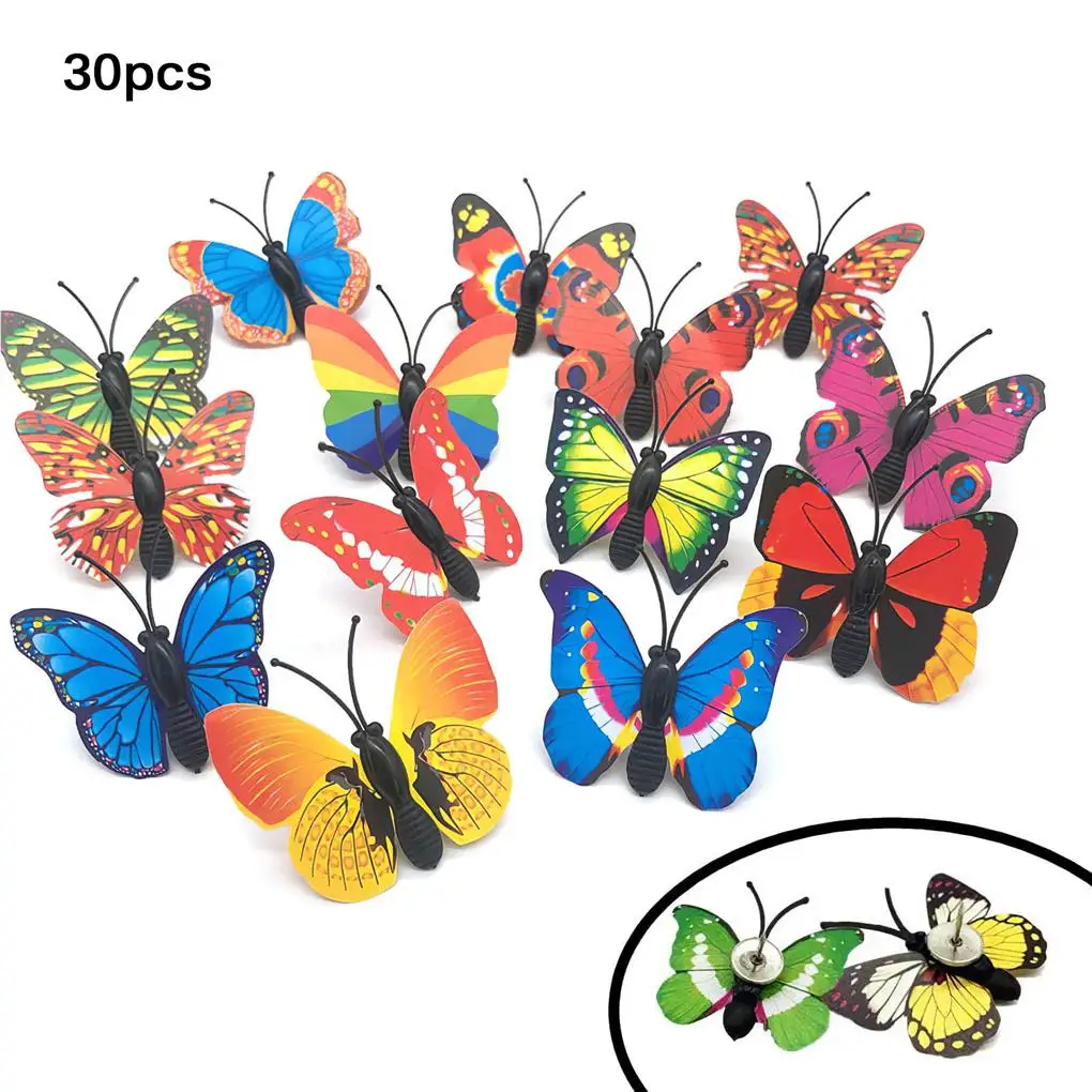 

30x Insect Pushpin Fixed Wall Decoration Mini Pushpins Office Tacks