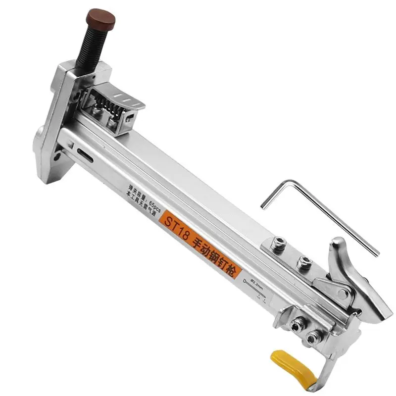 Steel Nail Gun Manual Nailer For Flooring Nails ST18 Semi-Au
