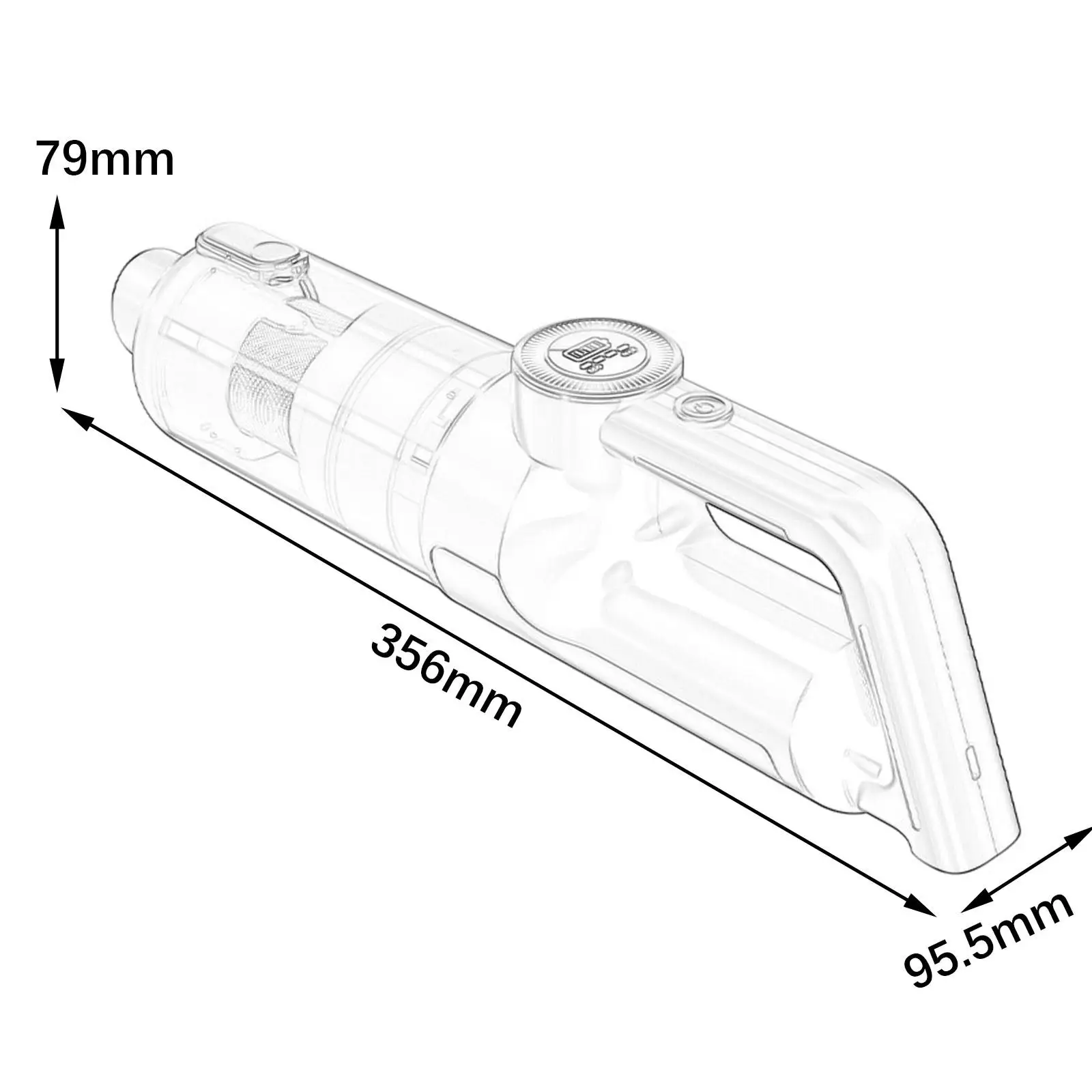 Беспроводные ручные пылесосы универсальный малошумный 2-скоростной ЖК-дисплей