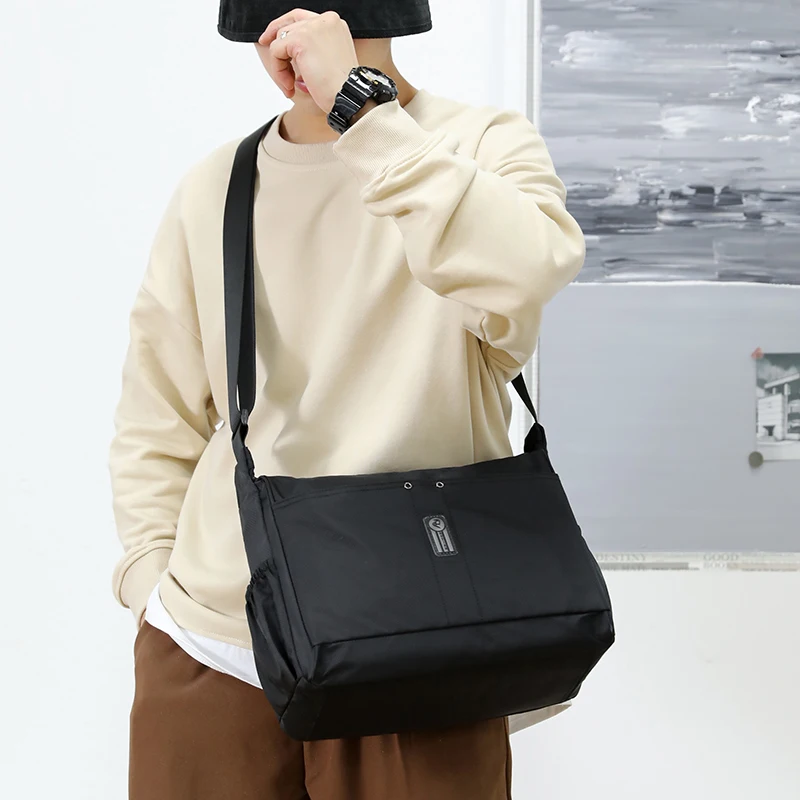 Men Nylon Shoulder Bags Casual Tote Travel Men's Crossbody Bag Luxury Messenger Bags Fashion High Quality Handbag Purses sac
