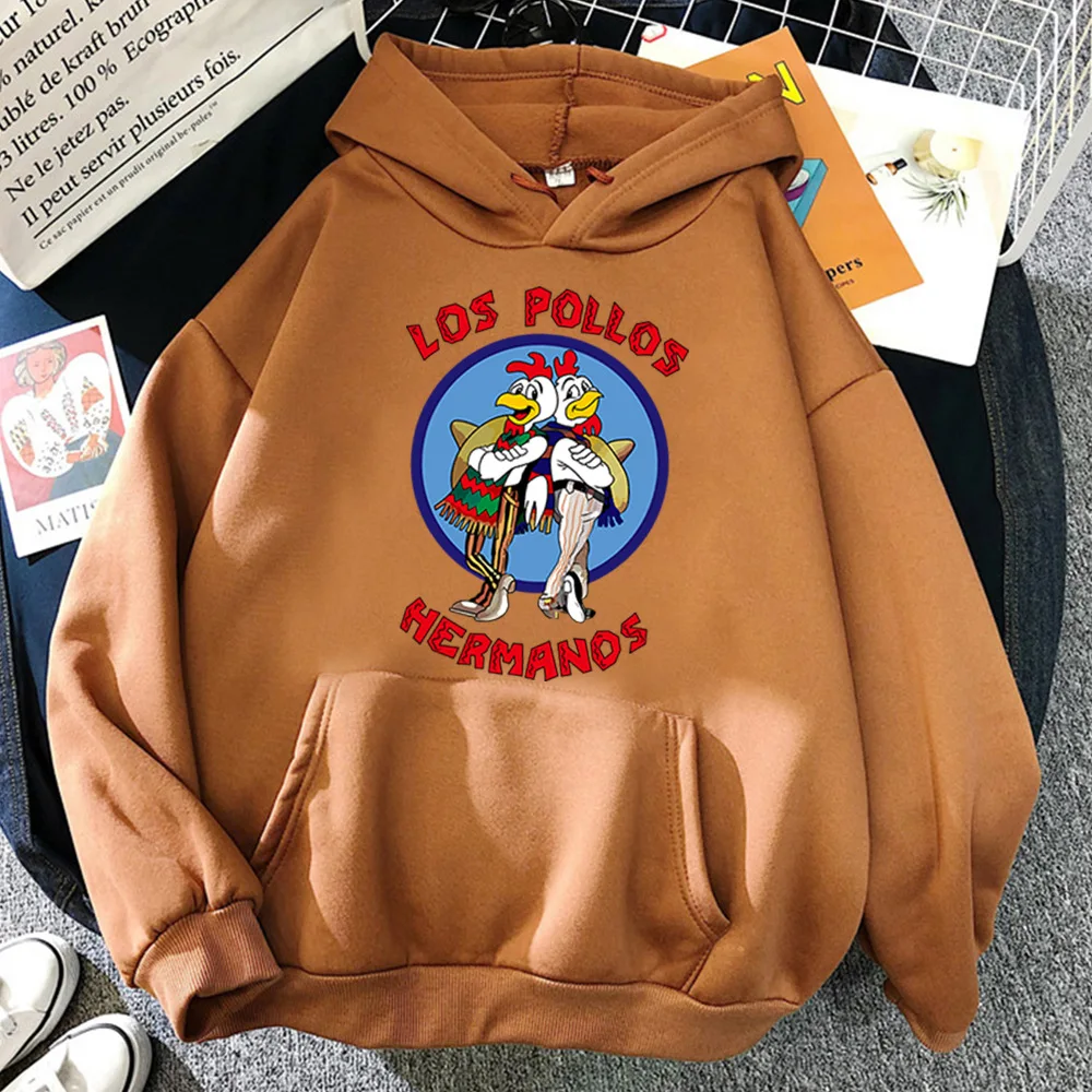 

Men's Hoodies 2022 Autumn Winter Letter Print LOS POLLOS Hermanos Male Sweatshirts Chicken Brothers Pullovers High Quality Tops