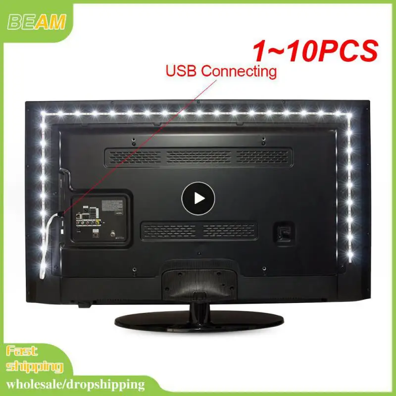 

1~10PCS 5V USB LED Strips 2835 5050 White Warm White RGB Tira LED Strip Light TV Background Lighting Tape Home Decor Lamp 1-15m