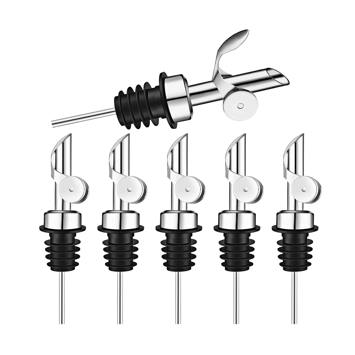 6 шт. Утяжеленные бутылки для ликера из нержавеющей стали