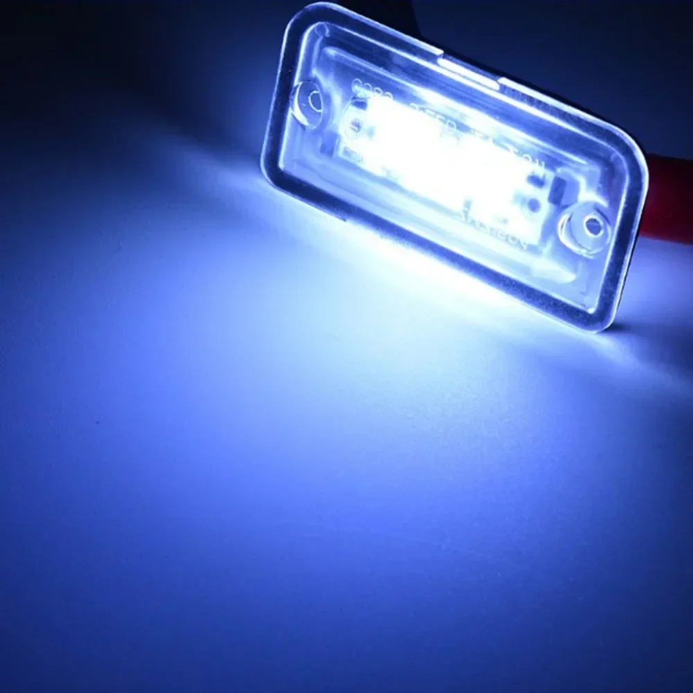 2 шт. светодиодный автомобильный номерной знак для Mercedes-Benz C W203 CLK W209 SL R230 KB27 задние