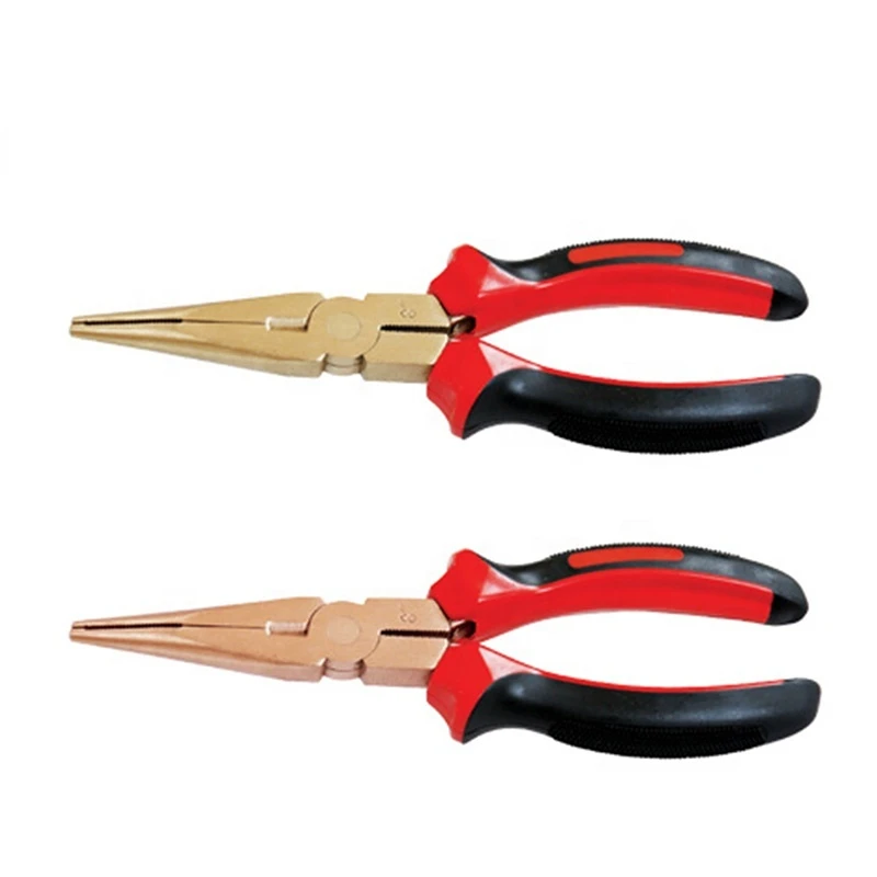 Non Sparking Hand Tools Non Magnetic factory price lineman cutting pliers long nose pliers