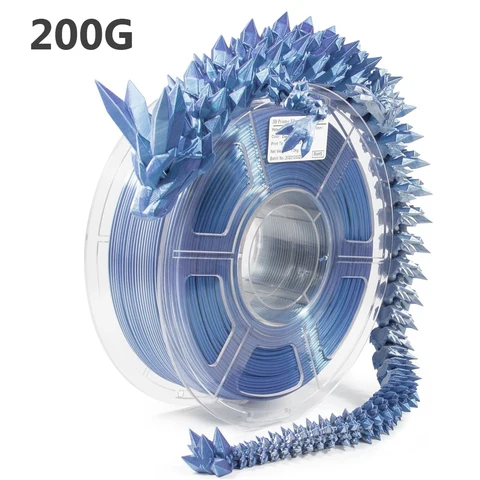 EasyThreed шелковый PLA нить 2 цвета синий серебристый 1.75 мм 1 кг