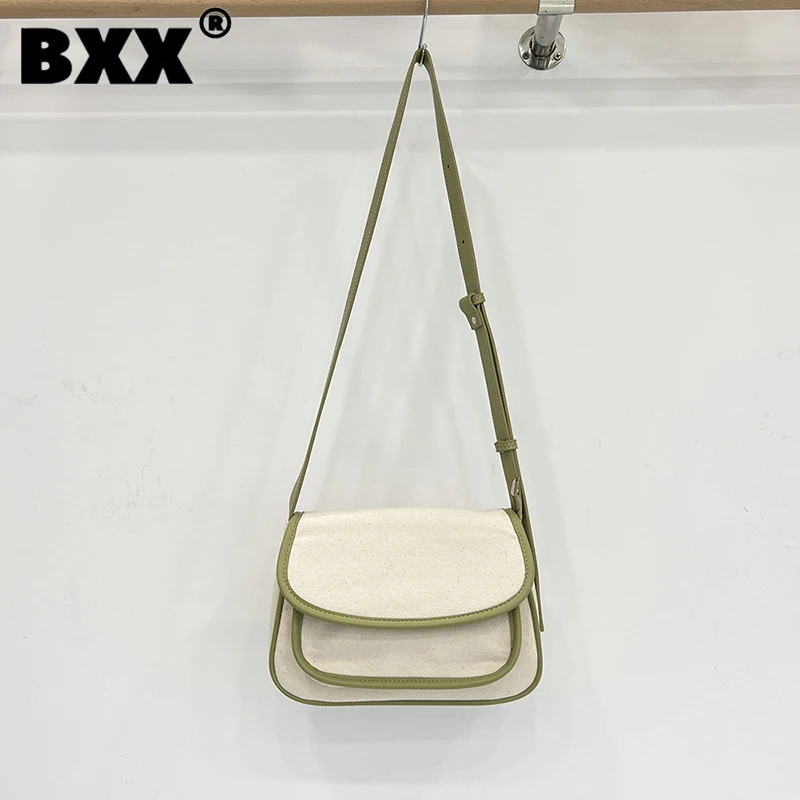 

[BXX] Simple Fashionable Square Bag For Women 2023 Summer New Fashion Versatile Shoulder Bags Protable Female Handbag 8AB396