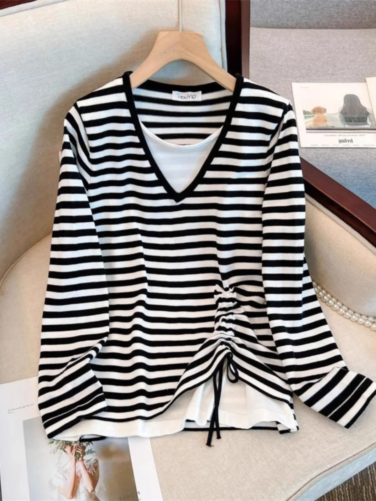 Женская футболка с длинным рукавом