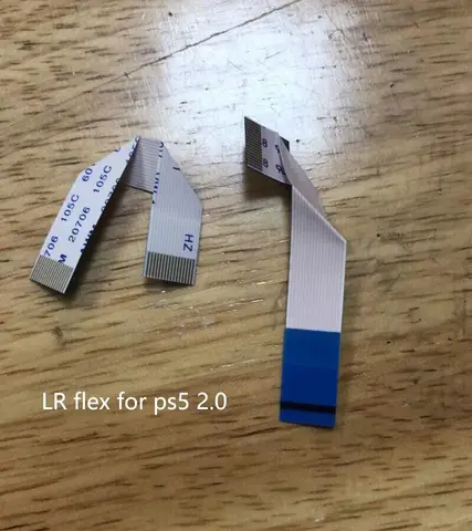 5 комплектов для Playstation 5 2,0 для контроллера PS5 V2 LR левый и правый L1 L2 R1 R2 двигатель для подключения ленточного гибкого кабеля, ручка, кнопка, плата