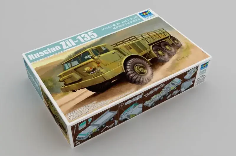 Trumpeter 01073 1:35 Русский Zil-135 Комплект пластиковых моделей