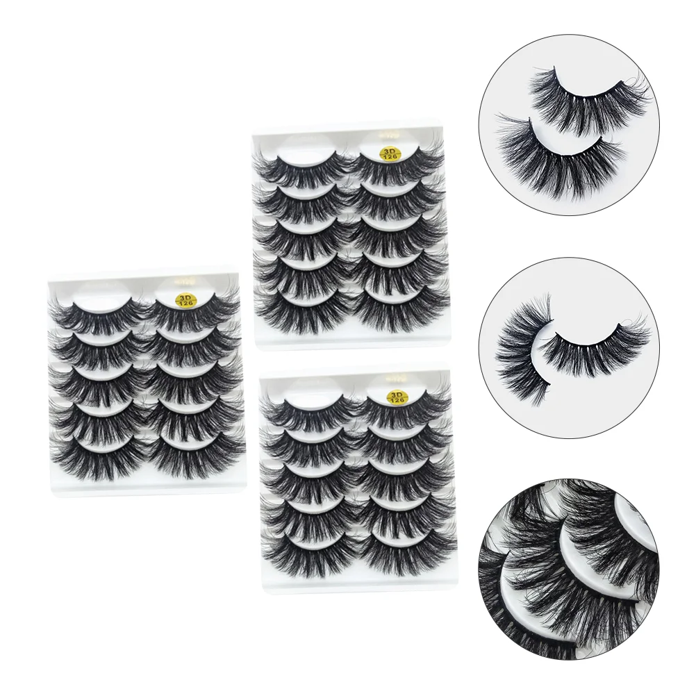 

Eyelashes False Natural Lashes Fake Bulk Fluffy Faux Beginners Set Volume Girl 3D Beauty Strip Makeup Extensions Look Eyelash