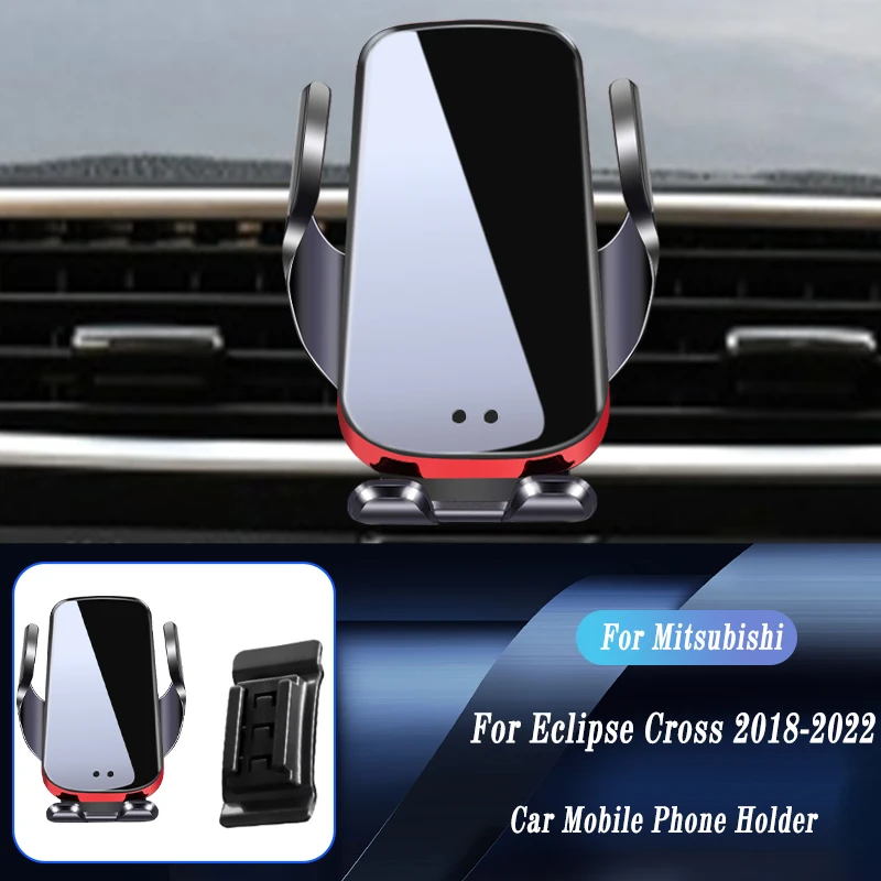 

Автомобильное беспроводное зарядное устройство, автомобильный держатель телефона с креплением для Mitsubishi Eclipse Cross 2018-2022, регулируемый кронштейн для GPS-навигации, аксессуар
