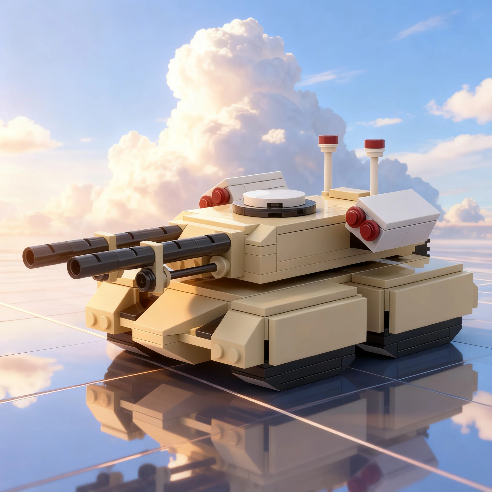 Фото 218 деталей MOC C&C Tiberian Dawn/Red Alert Mammoth Mk.1, модель из базы данных, строительные блоки, рождественские подарки, конструктор, 3D-игрушка №1