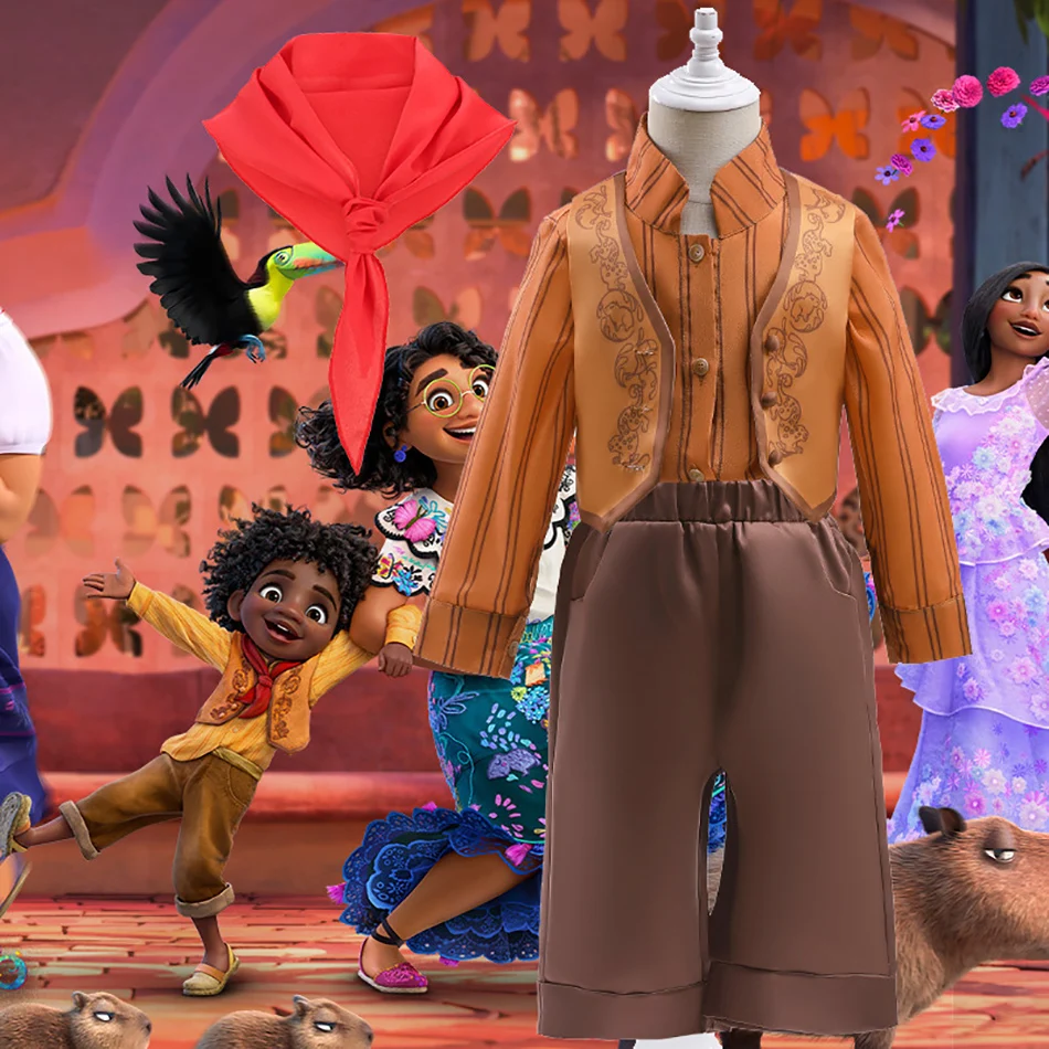 2022 Очаровательный детский костюм для косплея мальчиков комплект одежды Антонио