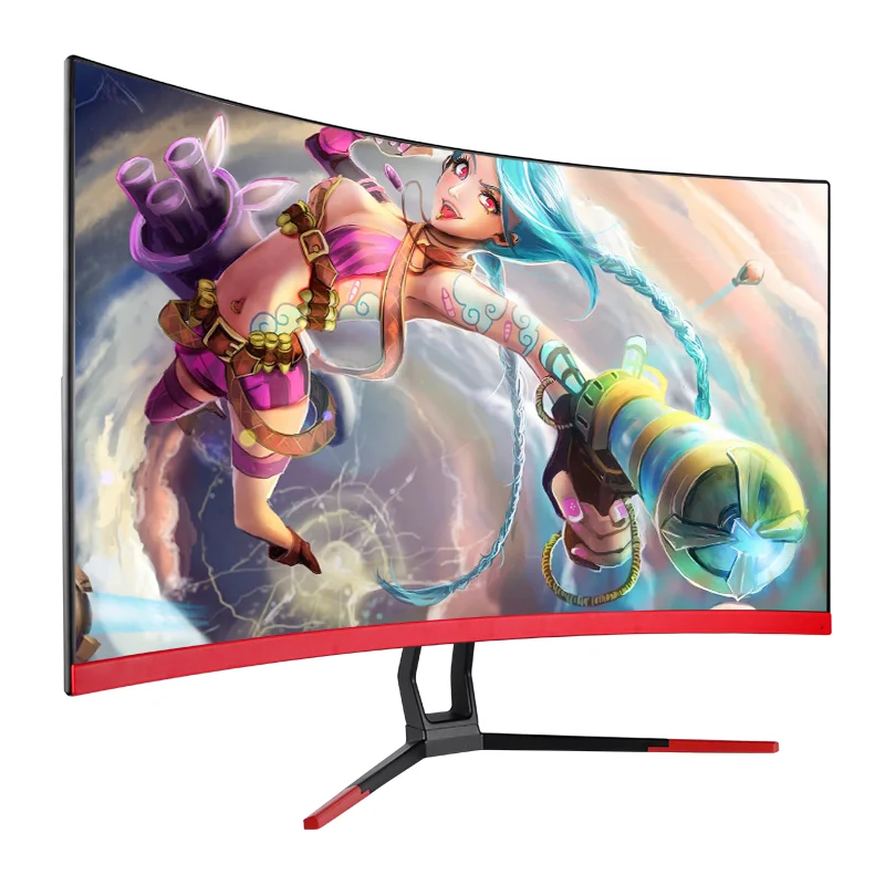 

24 27 32 inch curved computer gaming monitors gsync large frameless 2k qhd 1440p lcd led monitor 144hz 165hz monitor gaming