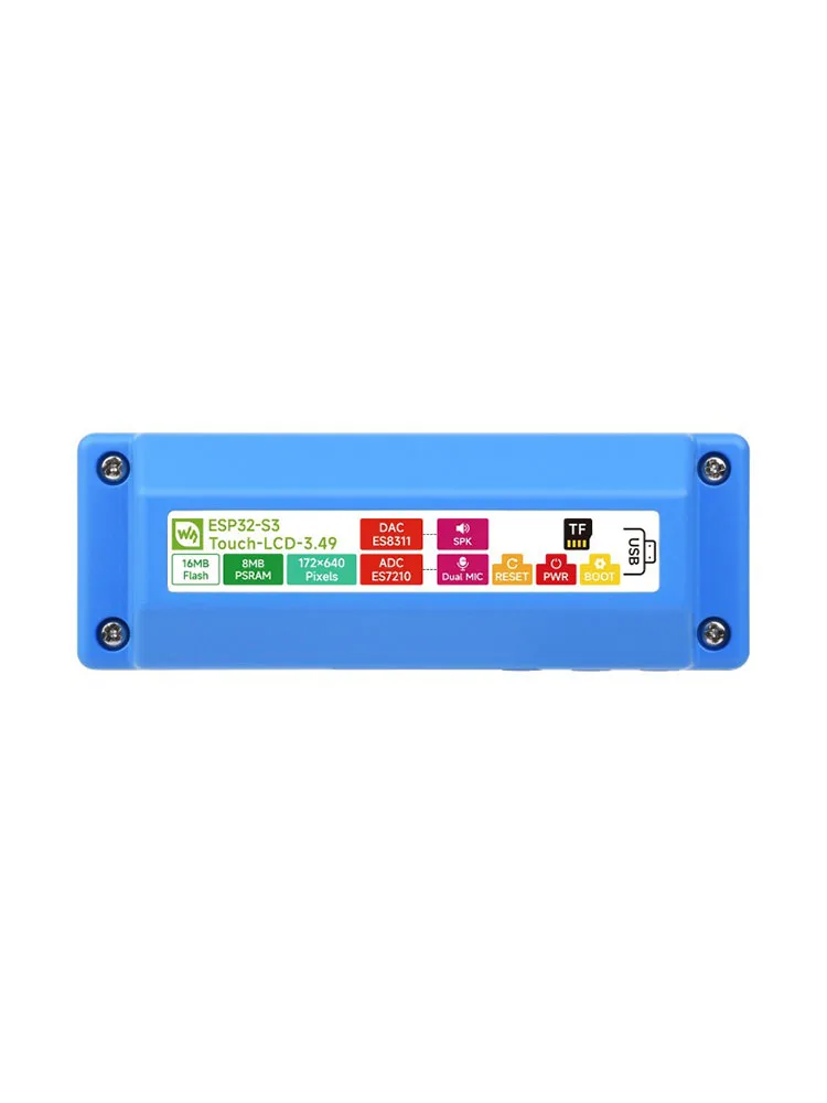 Плата разработки ESP32-S3 с 3,49-дюймовым сенсорным IPS-дисплеем 172×640, двухъядерный процессор ESP32-S3R8, высокопроизводительный модуль IoT с Wi-FiBLE 5 (art.: 3920da602f7d3) - 3920da602f7d3