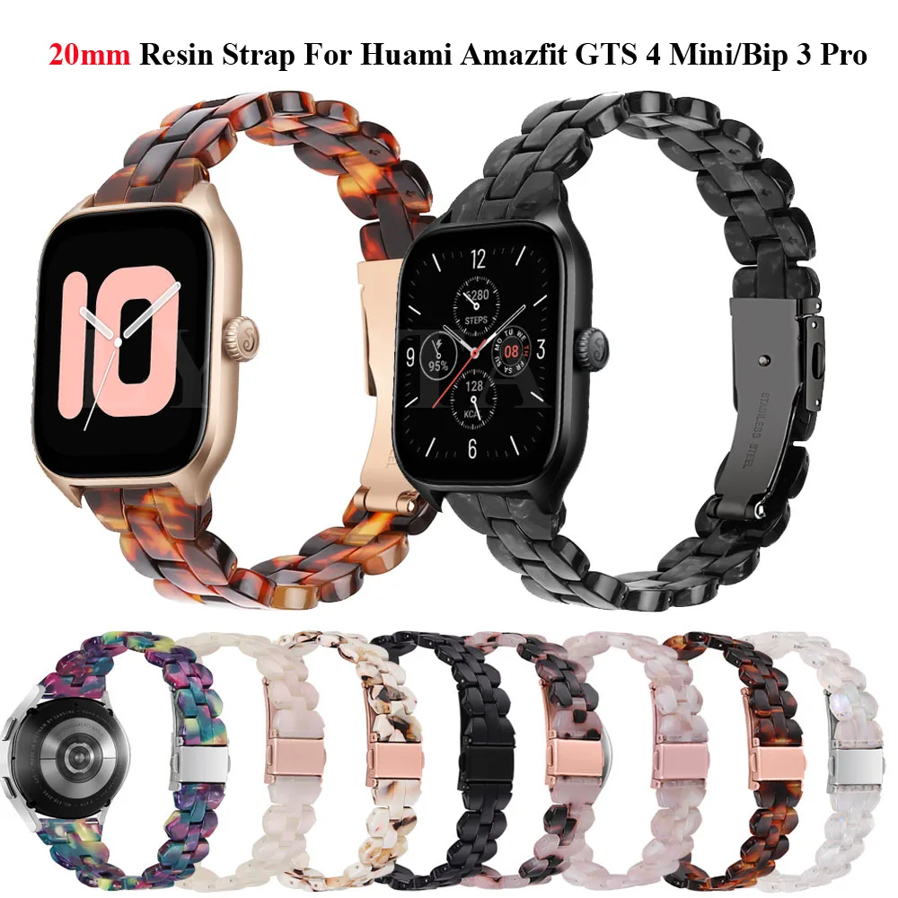 

Ремешок полимерный для Huami Amazfit GTS 2/3/2e/GTS 4 Mini/GTR 42 мм, спортивный браслет для смарт-часов Amazfit Bip 3 Pro/U/S, 20 мм