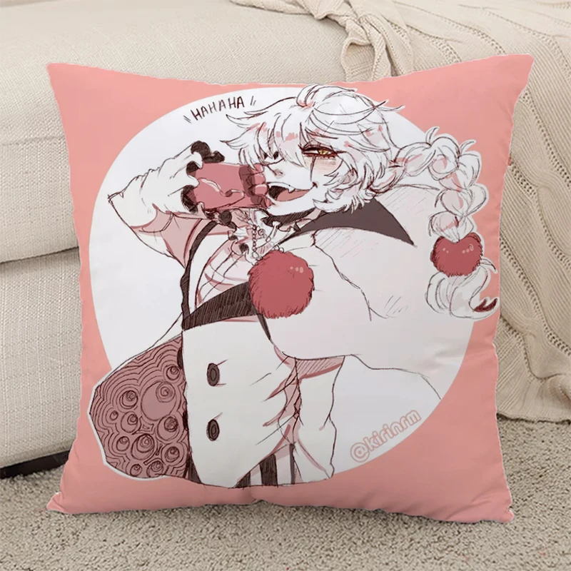 

Decorative Pillows for Bed Nikolai Gogol Bungou Stray Dogs Pillow Cover 45x45 Cushions Covers Bastet Pillowcase Car Sofa Cushion