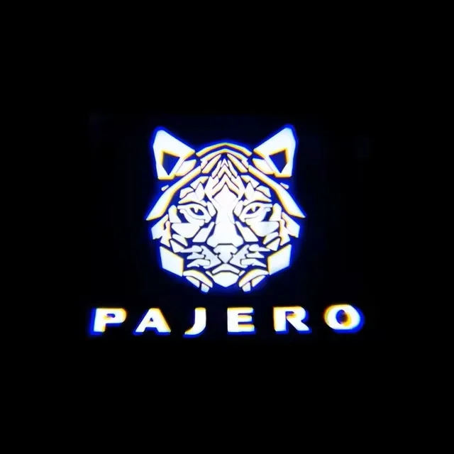 

Автомобильный дверной проектор, светодиодные приветственные огни для Mitsubishi Shogun Montero Pajero Grandis V93 V80 V97 V87, аксессуары, призрачная теневая лампа