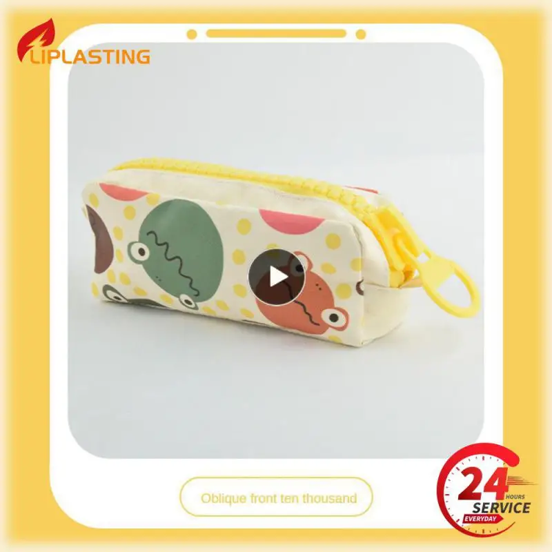 

High Capacity Durable Japanese Pencil Case Trendy Ins Style Large Storage Capacity Simple Cartoon Pictures Creative Functional