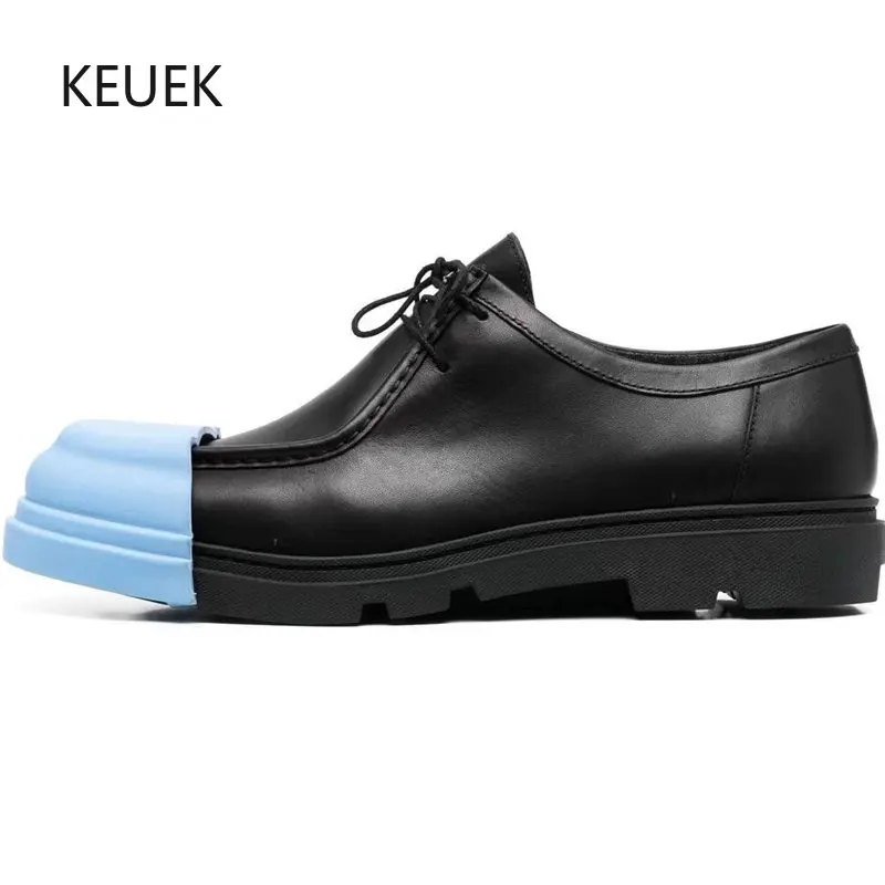 

Туфли дерби женские, натуральная кожа, толстая подошва, стиль ретро, для улицы, работы, оксфорды, плоская подошва, 5C, новый дизайн