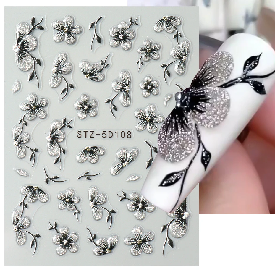 Акриловые наклейки для ногтей