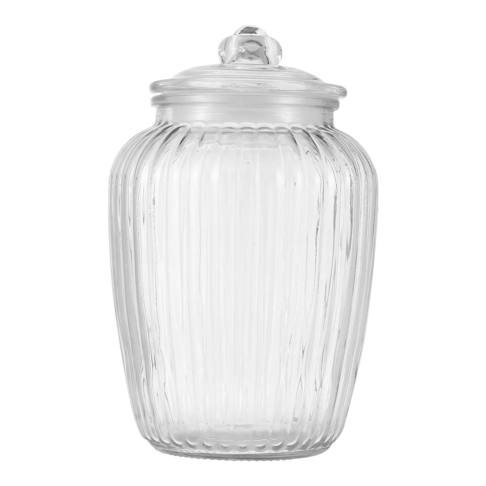 

1pc Clear Glass Honey Jar Clear Glass Sealing Container Sealing Can for Home