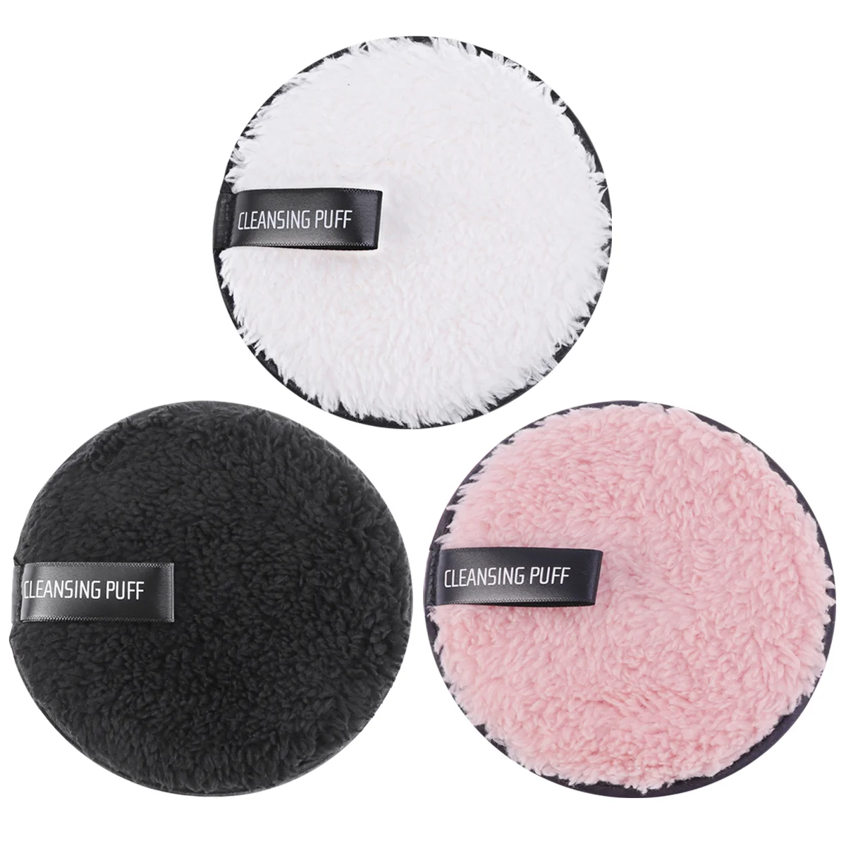 

Puffmakeup Face Puffs Remover Clean Cotton Cleansing Facial Elf Trianglesetting