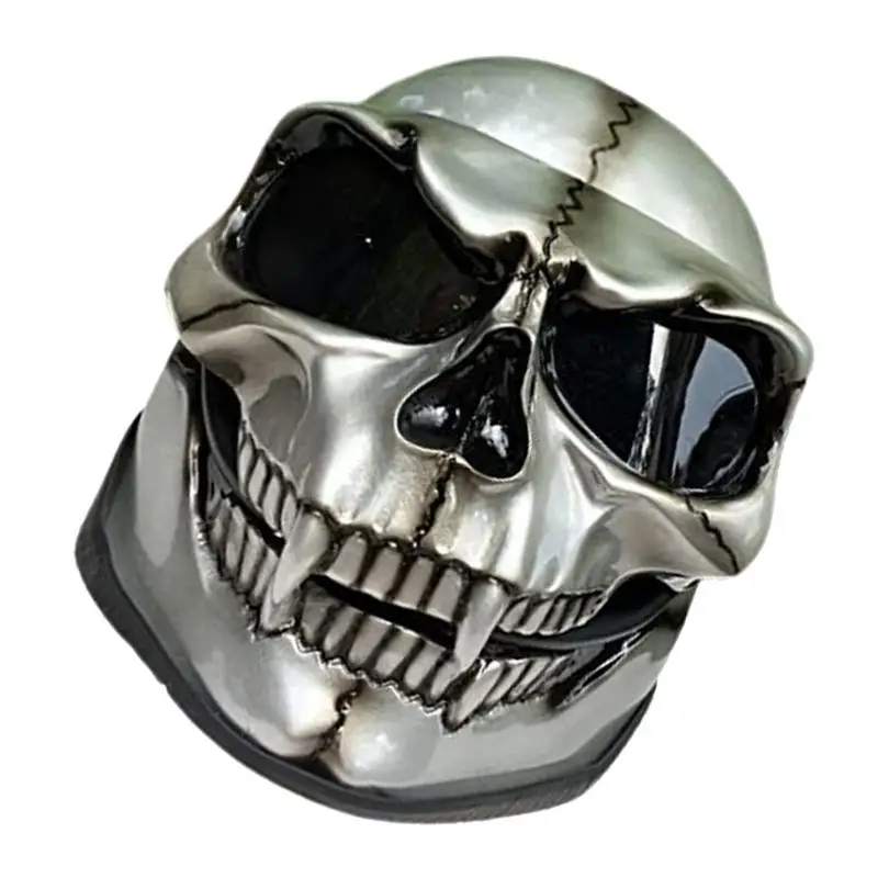 

Ghost Skull Face Cover With Goggles Halloween Horror Cosplay Face Skull Face Cover Goggles Motorcycle For Halloween Game Movie