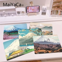 maiyaca fuji mountain small cartoon anime gaming mouse pad keyboard mouse mats smooth company for pc mouse carpet