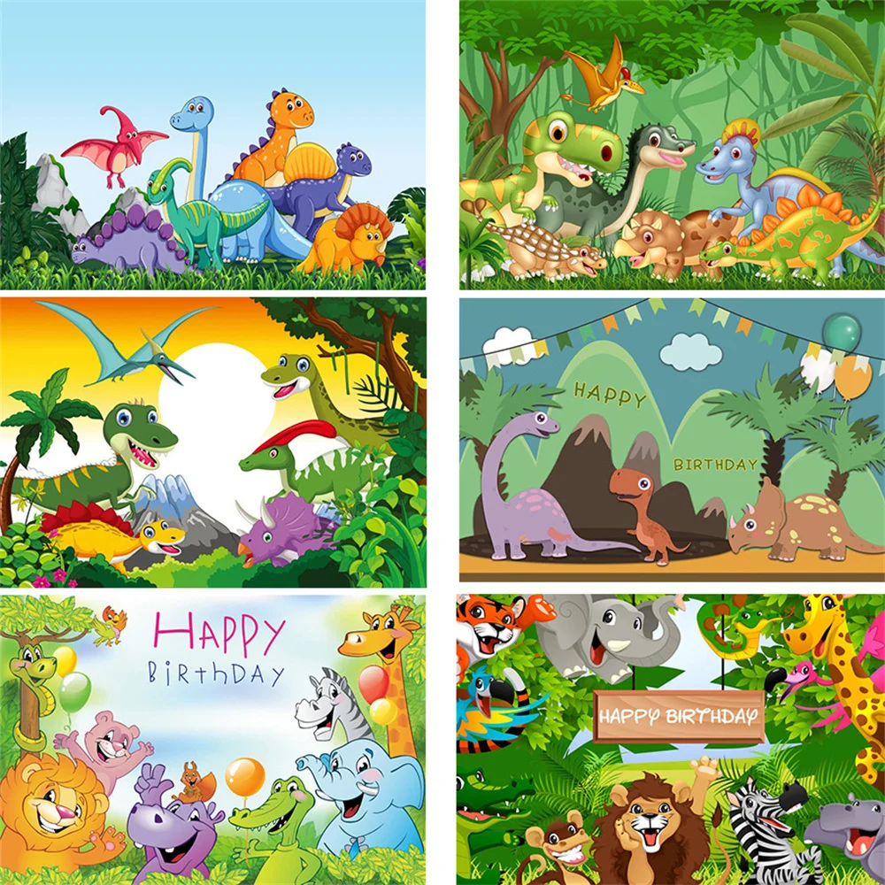 

Safari Wild One Animal Backdrop 1st Birthday Boy Girl Newborn Baby Shower Jungle Forest Animal Background Photography Custom