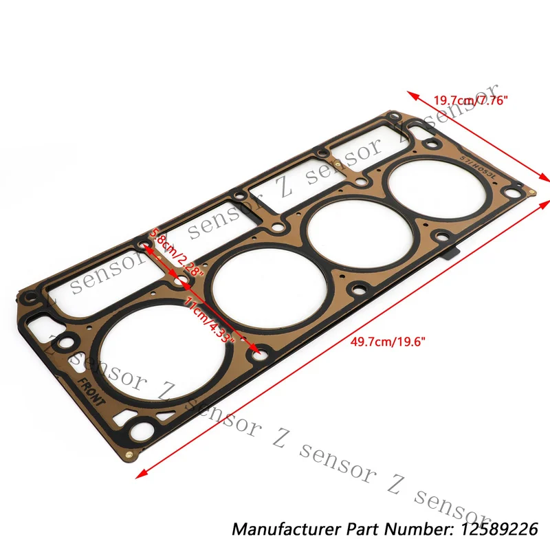 Фото Прокладка головки блока цилиндров Z+ 12589226 для GM Holden Monaro VT VX Chevrolet H7 №5