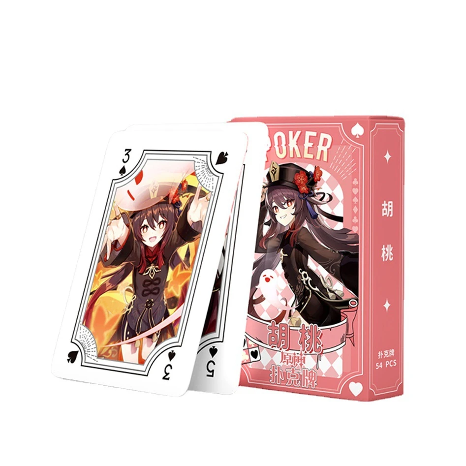 Genshin Impact Sanrio Demon Slayer Poker Playing Cards Board Games ...