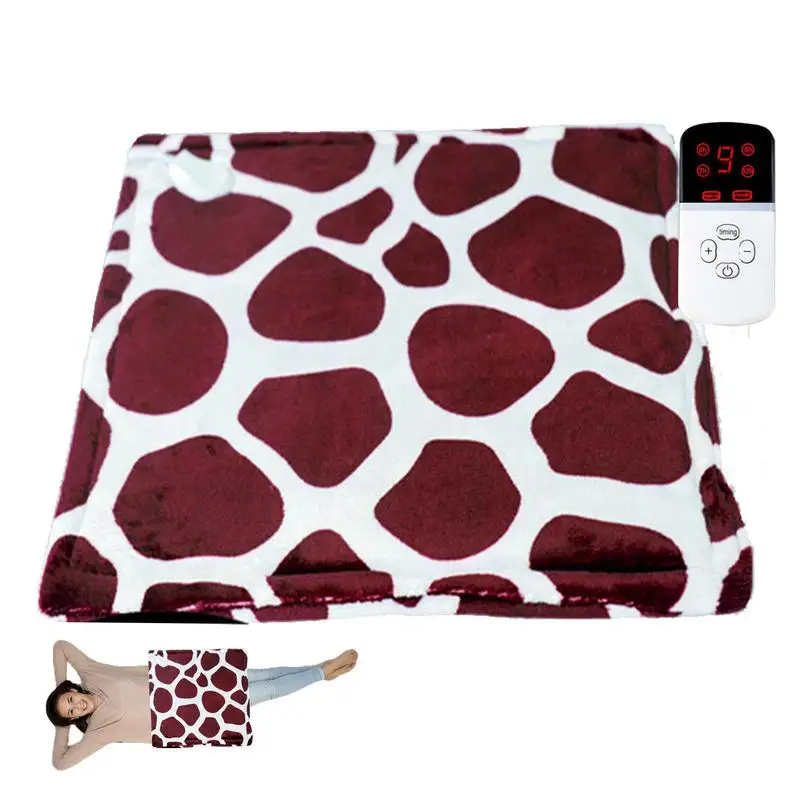 

Electric Heated Blanket Auto Shut-Off Winter Heating Blankets With 9 Heating Gears 45x45cm/17.72x17.72inch Heating Throw With