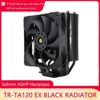 thermalright ta120 ex mini radiator black white desktop computer 5x6mm aghp heatpipe cpu cooler with c12 pro air cooling pwm fan