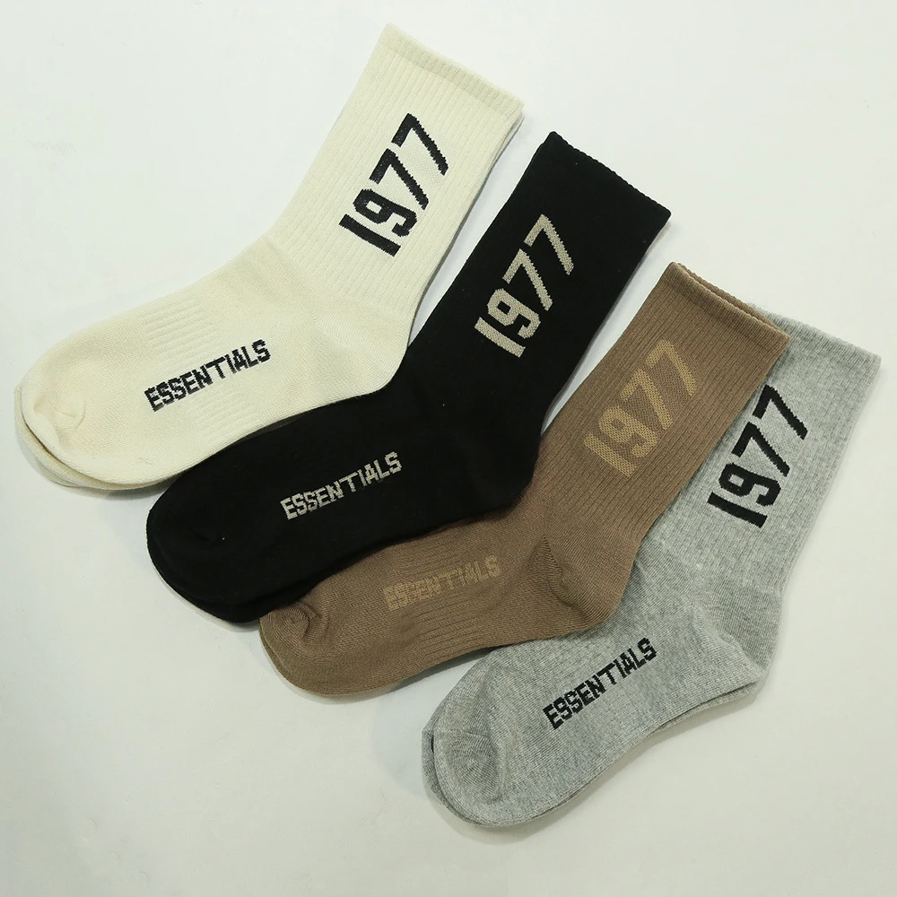 

Essentials Unisex Stockings 100% 1:1 Man Basketball Sports Socks for Men Socks with Print Breathable Sweat Wicking Antibacterial