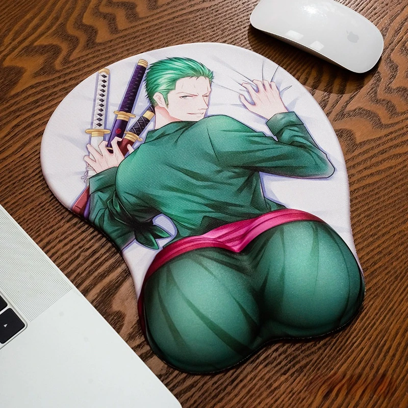 

Silicone Three-dimensional Mouse Pad Wrist Guard Game Wrist Pad Two-dimensional Animation