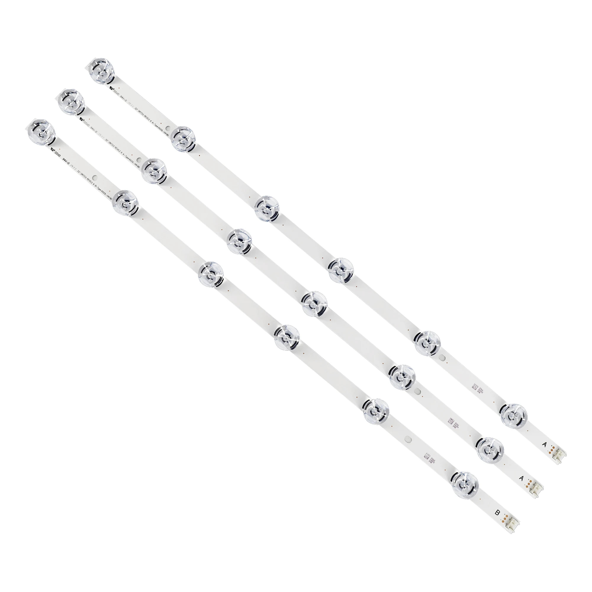 New 6 PCS*6LED 590mm LED Backlight Strip Bar Compatible For 