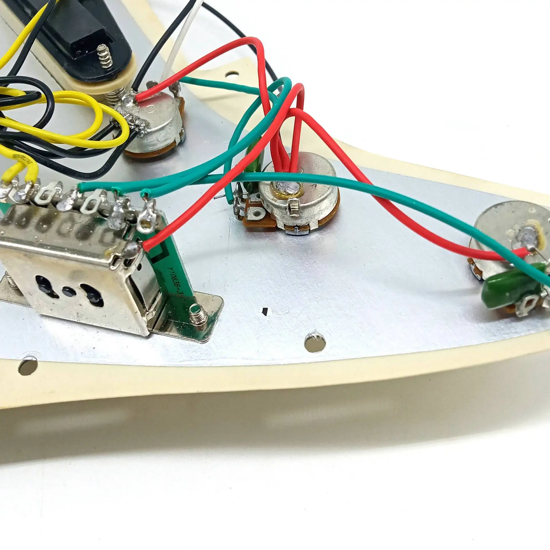 Электрическая Гитара Pickguard Pickups загруженная Предварительно Проводная царапина