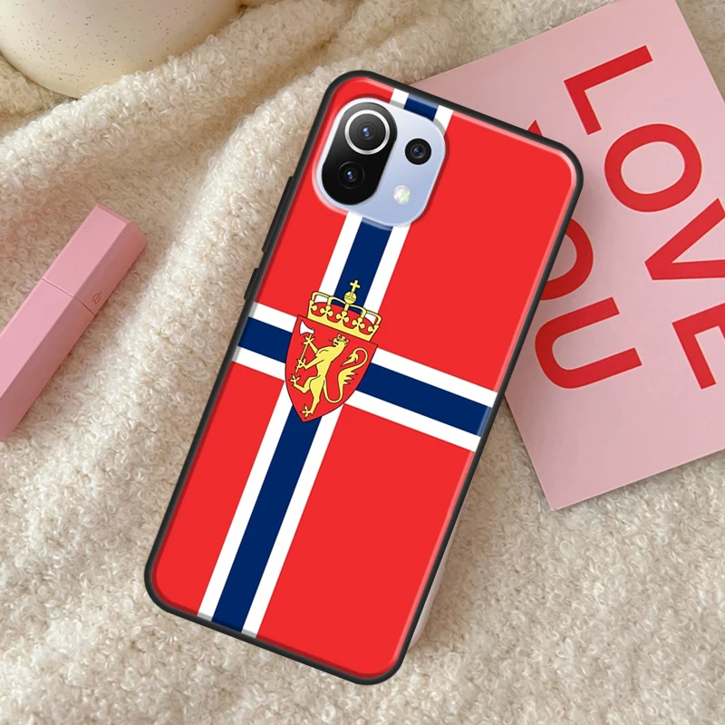 Чехол с флагом Норвегии для POCO X5 X3 X4 F5 Pro F3 F4 GT C40 M5s чехол телефона Xiaomi 13 11T 12T 12 Lite