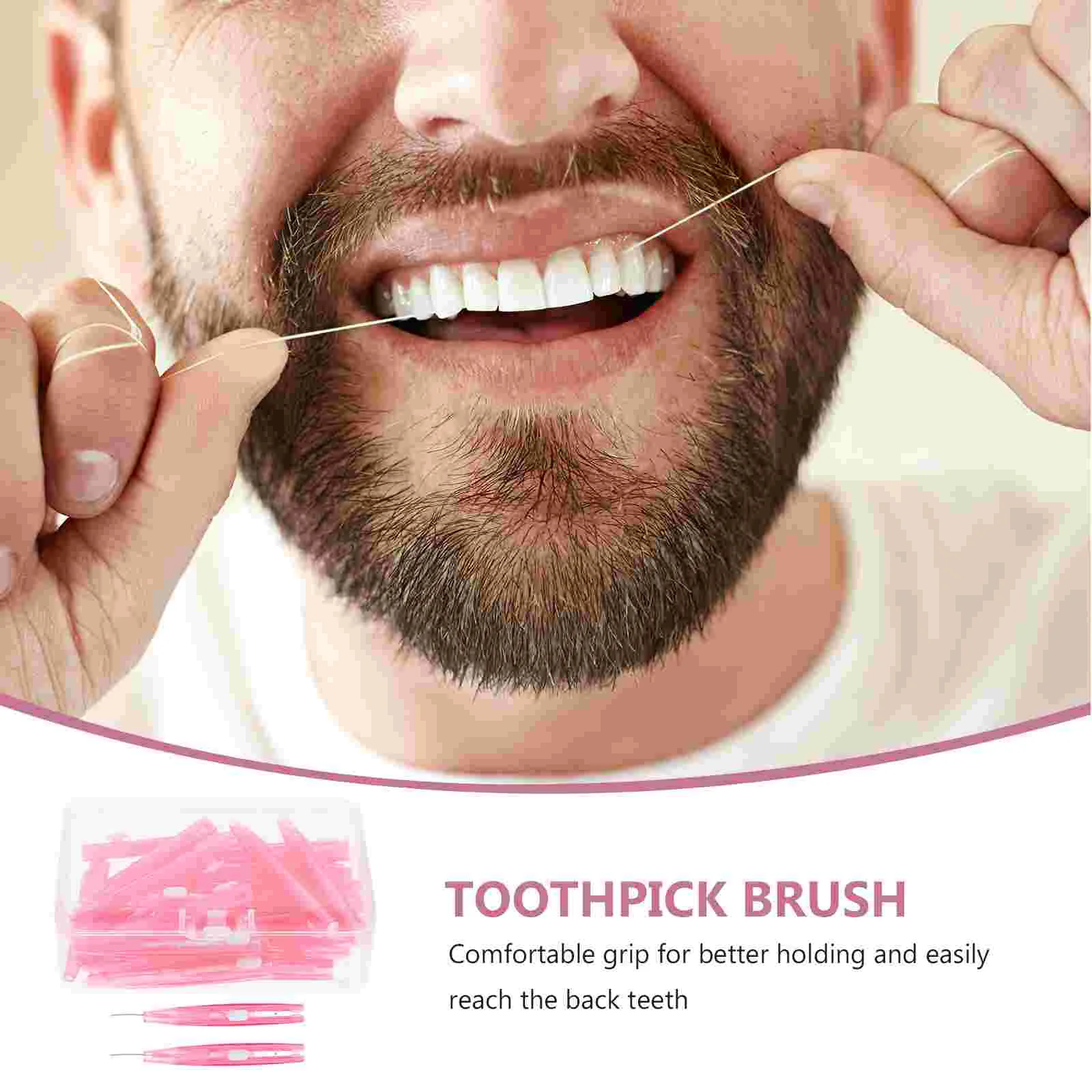 1 коробка 30 шт. межзубная выдвижная щетка для чистки межзубных зубов ухода за