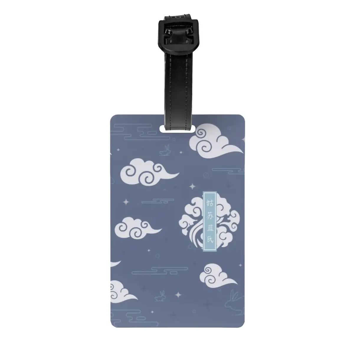 

Gusu Lan Bunny Luggage Tags for Travel Suitcase The Untamed Wei Wuxian Privacy Cover Name ID Card