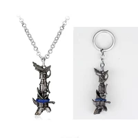 league of legends same necklace weapon pendant necklace pendant runaway loli creative personality retro necklace sweater chain