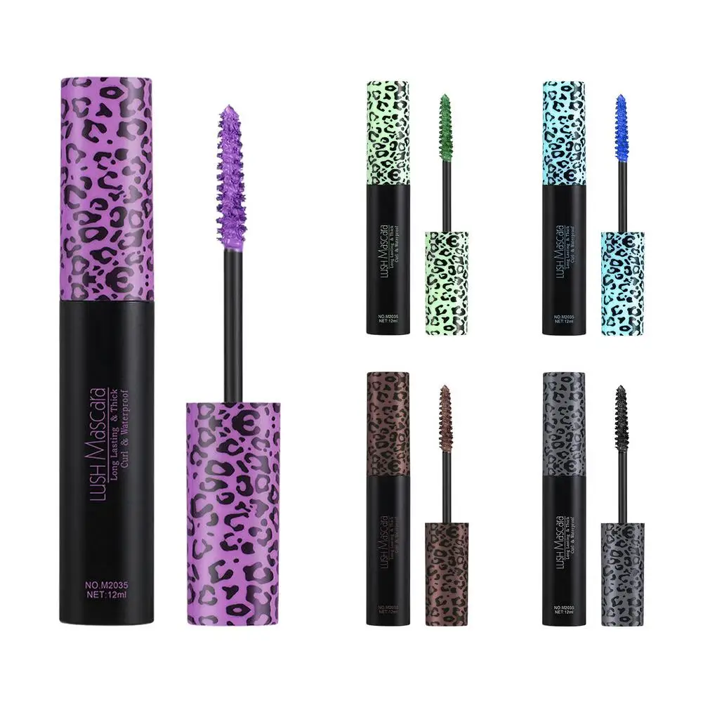 

Mascara For Women Smudge Free Colored Mascara 4D Fiber Lash Mascara Waterproof Mascara Extra Long Lash Mascara For Eyelash E