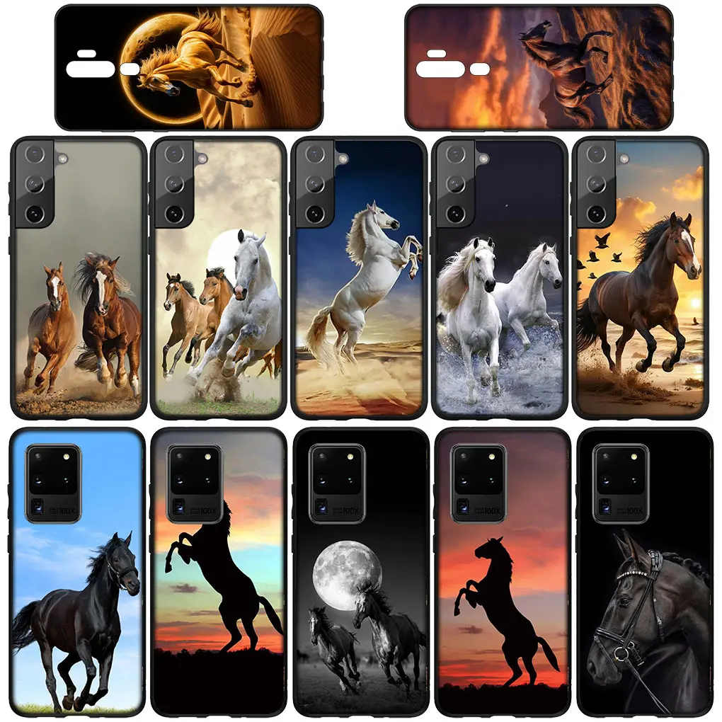 Силиконовый чехол для телефона с обоями Running Wild Horse Huawei Nova 3i 3 5t 2i 7 SE Mate 10 20 P20 P30 Pro 2