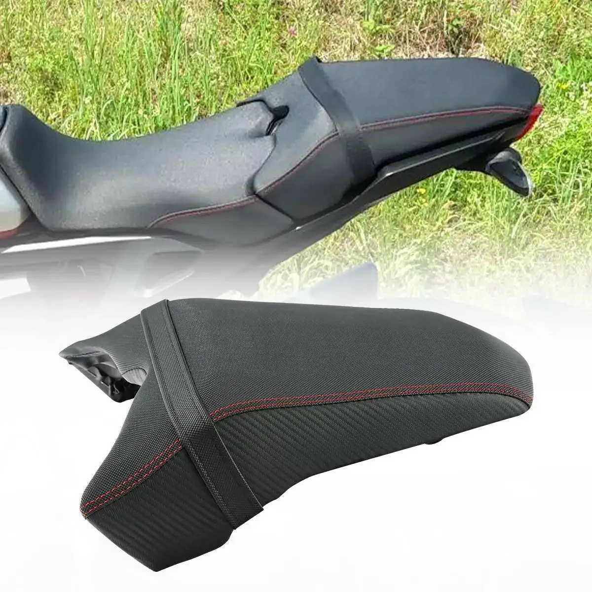 Заднее сиденье мотоцикла пассажирское из искусственной кожи для Honda CB1000RA 2018-2019