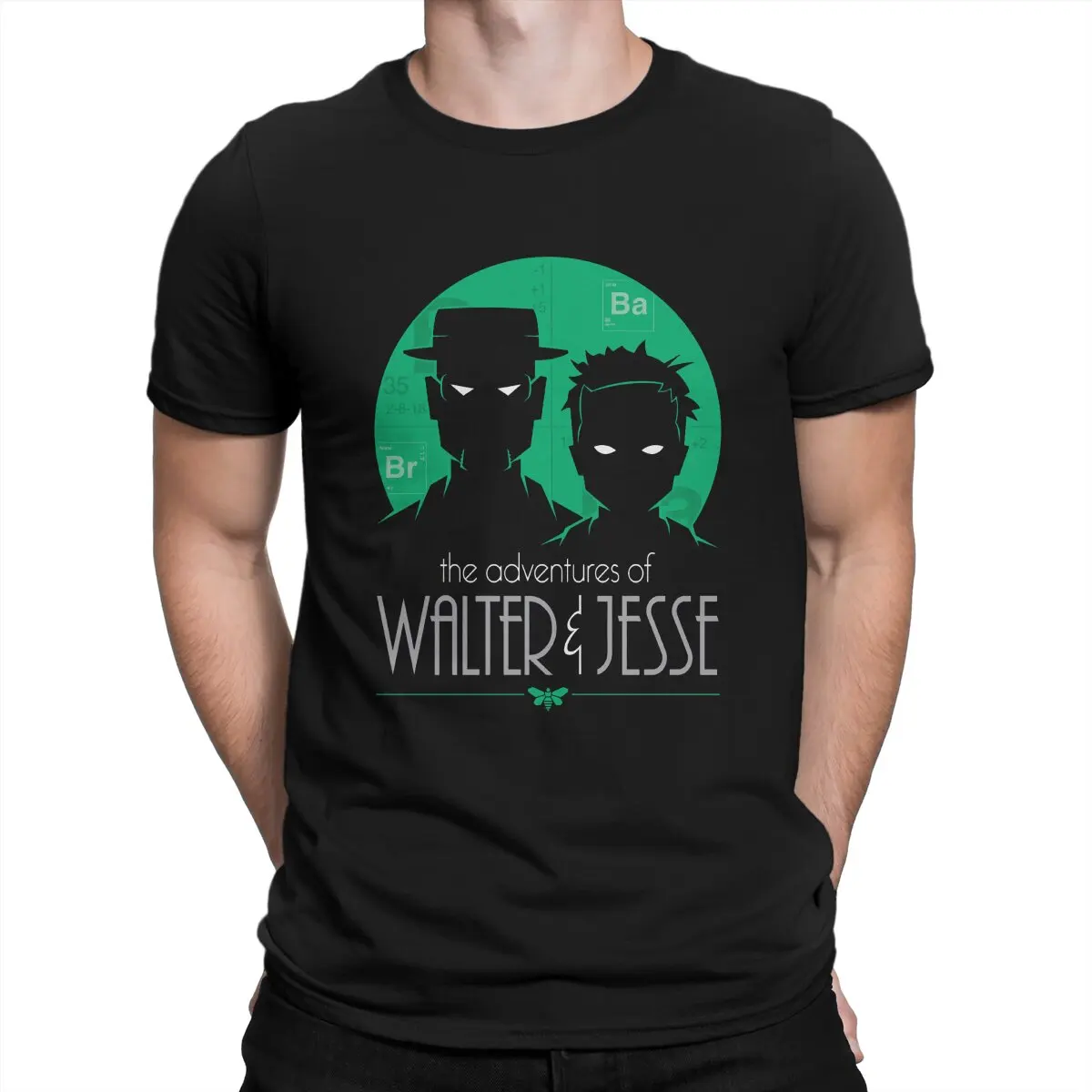 

Breaking Bad Walter White TV Creative TShirt for Men The Adventures of Walt and Jesse VARIANT Round Neck Pure Cotton T Shirt