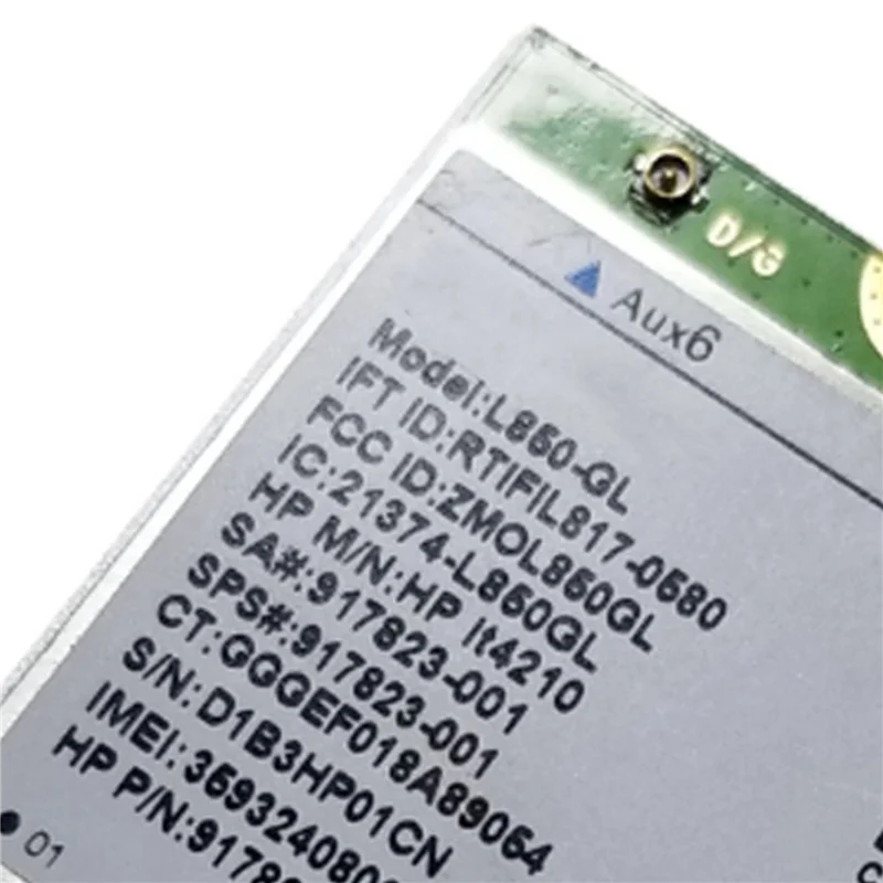 Фото B27B 5X L850-GL LT4210 FDD-LTE TDD-LTE Модуль карты 4G SPS, 917823-001 для ноутбука 430 440 450 G5 №3